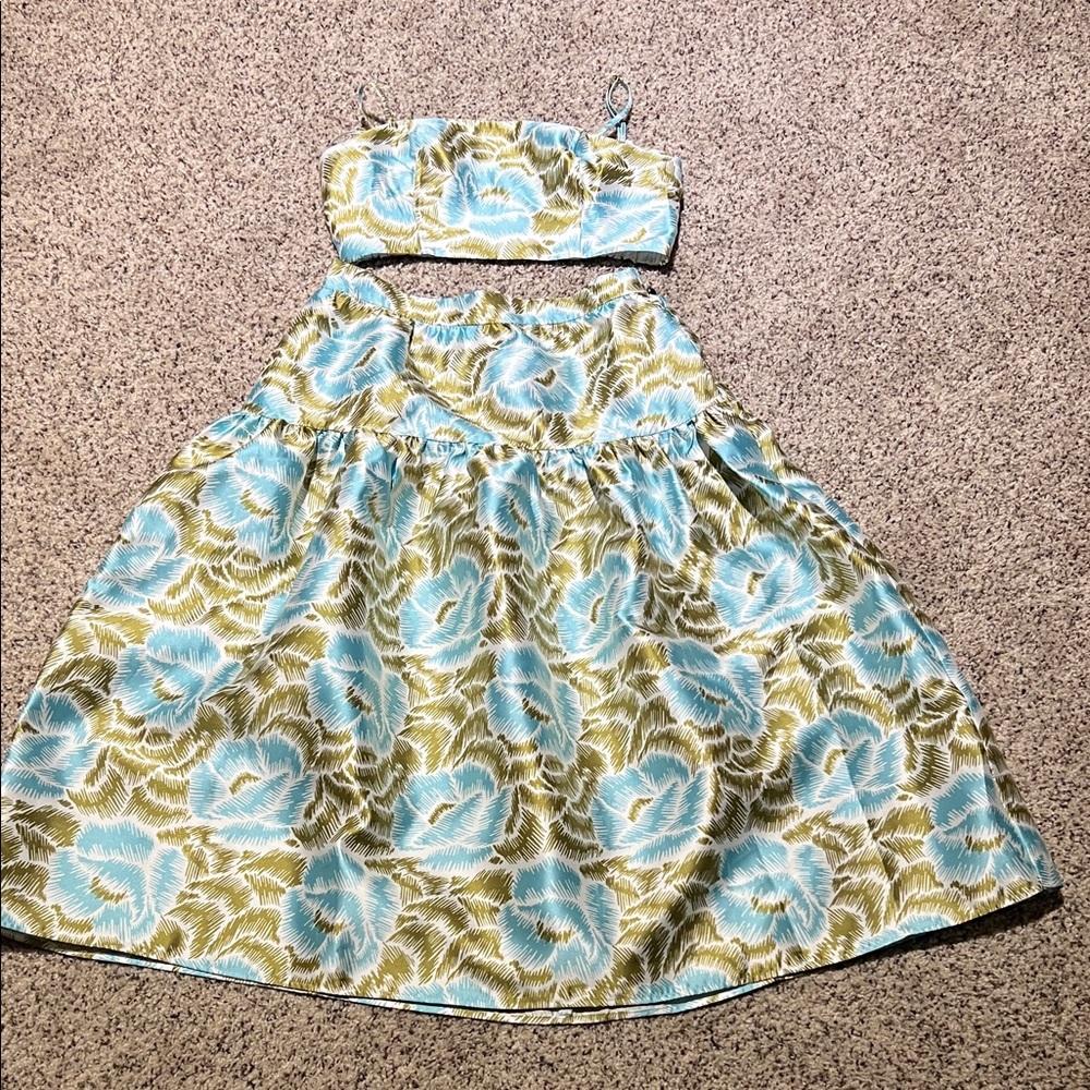 1. State Floral Two-Piece Dress Set